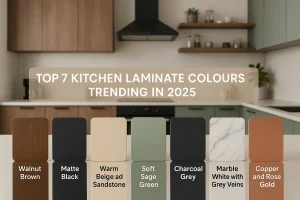 Read more about the article Top 7 Kitchen Laminate Colours Trending in 2025