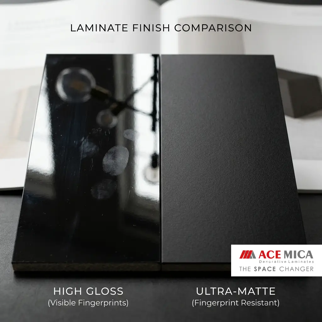 High Gloss vs Matte Laminates: Which Finish Works Where