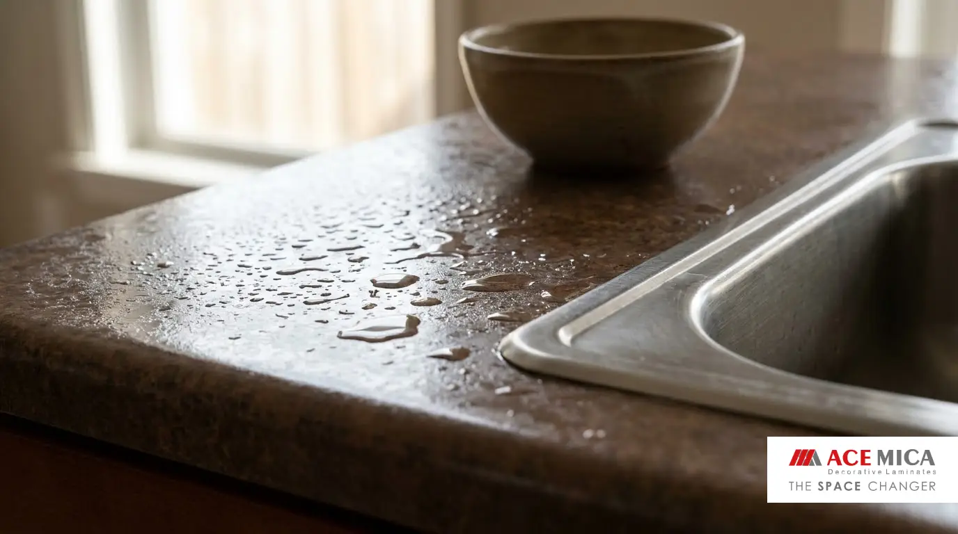 Read more about the article Are Laminates Waterproof? What You Need to Know